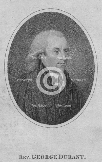 'Rev. George Durant', 1793. Creator: Unknown.