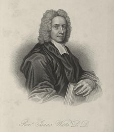 Rev Isaac Watts DD, c1720, (1834-1837). Creator: Samuel Freeman