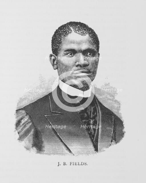 Rev. J. B. Fields, 1887. Creator: Unknown.