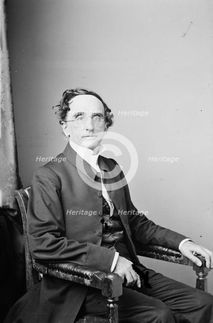 Rev. J.M. Randall, between 1855 and 1865. Creator: Unknown.