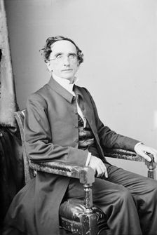 Rev. J.M. Randall, between 1855 and 1865. Creator: Unknown