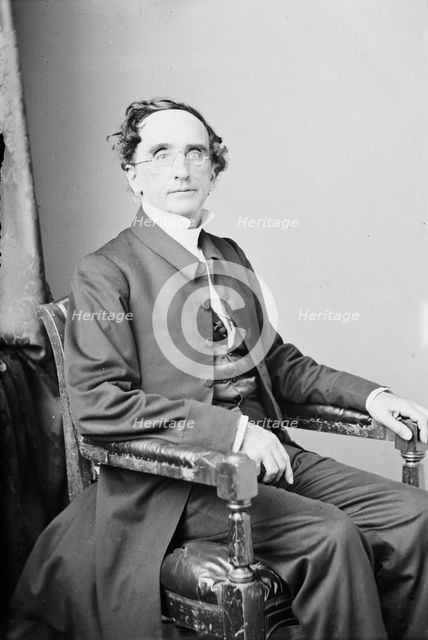 Rev. J.M. Randall, between 1855 and 1865. Creator: Unknown.