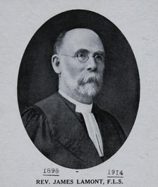 Rev. James Lamont. Creator: Unknown