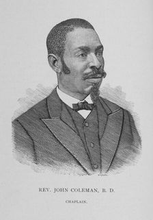 Rev. John Coleman, B. D., Chaplain, 1888. Creator: Unknown