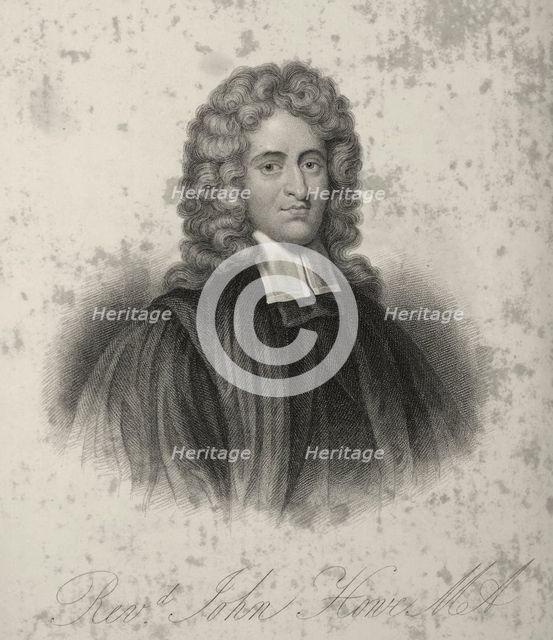 Rev John Howe, late 17th century, (c1834-c1837).  Creator: Samuel Freeman.