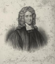 Rev John Howe, late 17th century, (c1834-c1837). Creator: Samuel Freeman
