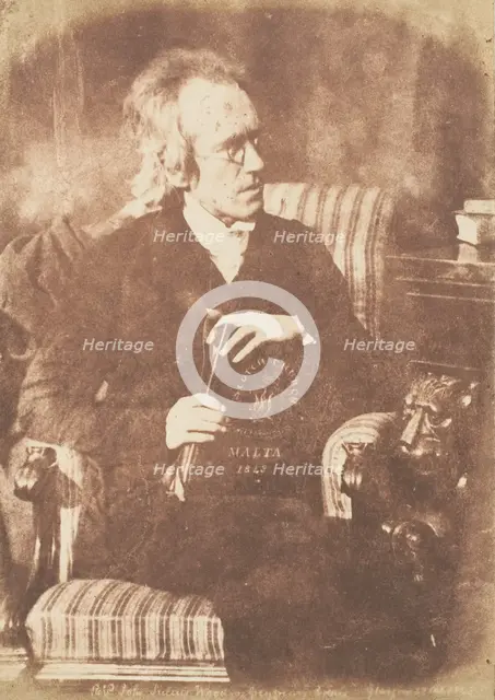Rev. John Julius Wood, 1843-47. Creators: David Octavius Hill, Robert Adamson, Hill & Adamson.