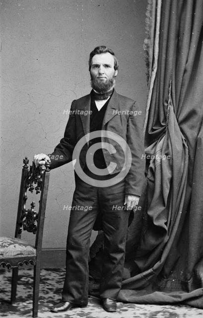 Rev. John Miler, between 1855 and 1865. Creator: Unknown.
