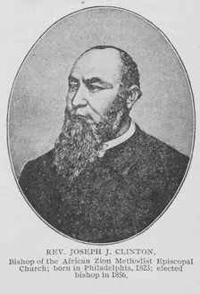 Rev. Joseph J. Clinton; Bishop of the African Zion Methodist Episcopal Church..., 1902. Creator: Unknown