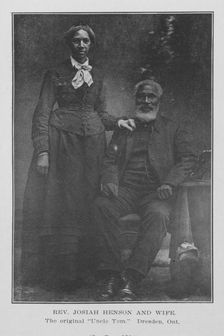 Rev. Josiah Henson and wife; The original "Uncle Tom", Dresden, Ont., 1907. Creator: Unknown