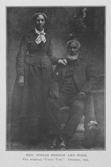 Rev. Josiah Henson and wife; The original "Uncle Tom", Dresden, Ont., 1907. Creator: Unknown