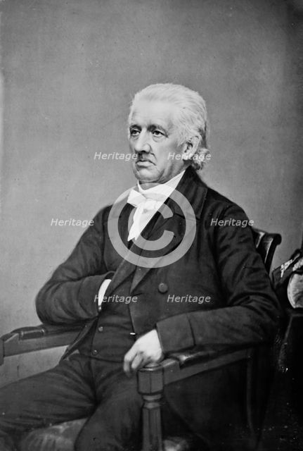 Rev. Lyman Beecher, between 1855 and 1865. Creator: Unknown.