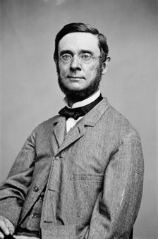 Rev. P.H. Fowler, between 1855 and 1865. Creator: Unknown