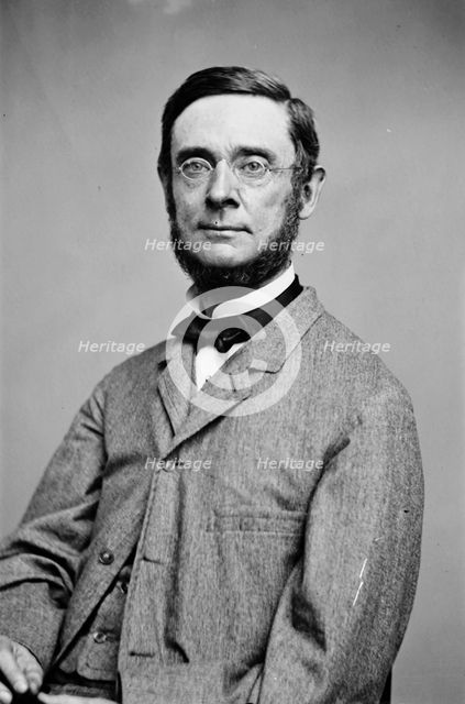 Rev. P.H. Fowler, between 1855 and 1865. Creator: Unknown.