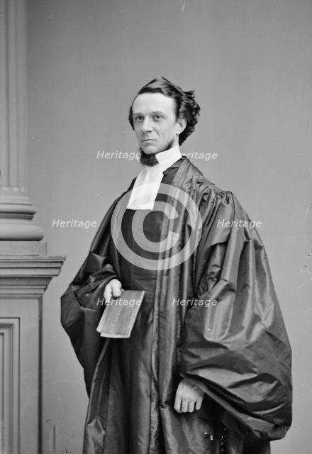 Rev. Peter Stryker, between 1855 and 1865. Creator: Unknown.