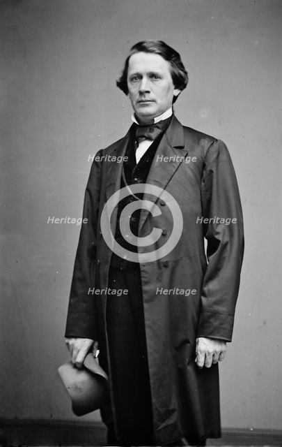 Rev. R.M. Hatfield, between 1855 and 1865. Creator: Unknown.