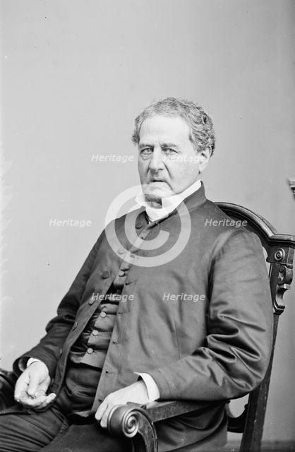 Rev. R. Sheldon, between 1855 and 1865. Creator: Unknown.