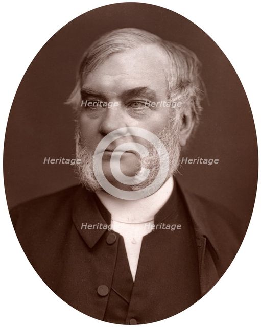 Rev Robert Gregory, MA, Canon Residentiary of St Paul's Cathedral, 1877.Artist: Lock & Whitfield
