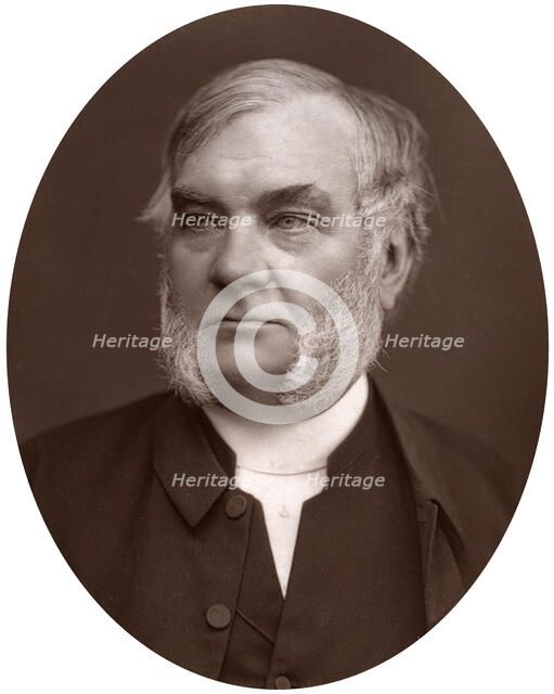 Rev Robert Gregory, MA, Canon Residentiary of St Paul's Cathedral, 1877.Artist: Lock & Whitfield