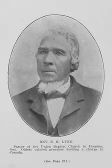 Rev. S. H. Lynn; Pastor of the Union Baptist Church in Dresden, Ont..., 1907. Creator: Unknown
