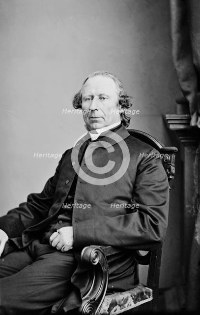 Rev. Silas Totten, between 1855 and 1865. Creator: Unknown.