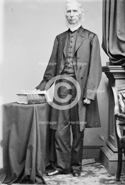 Rev. W.E. Wyatt, between 1855 and 1865. Creator: Unknown.
