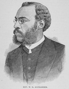 Rev. W. G. Alexander, 1897. Creator: Unknown