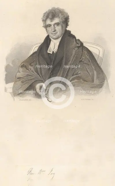 Rev. William Jay, 1823. Creator: Asher Brown Durand.