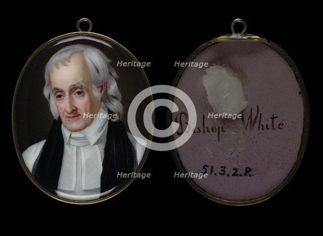 Rev. William White, D.D., ca. 1830. Creator: William Birch.