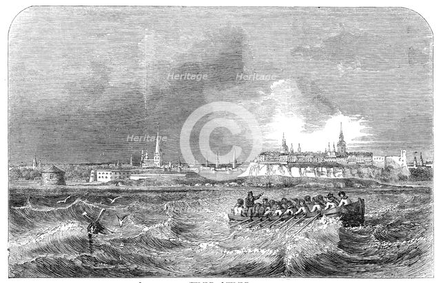 Reval, at the South Entrance to the Gulf of Finland, 1856.  Creator: Unknown.