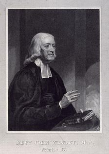 Revd. John Wesley, M.A., late 18th century? Creator: Unknown