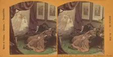Reve de jeune fille. - The maid's dream. - Des Madchen's Traum., about 1865. Creator: S.P. Christmann
