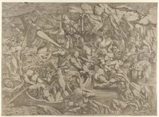 Revenge of Nauplius, 1540-45. Creator: Antonio Fantuzzi