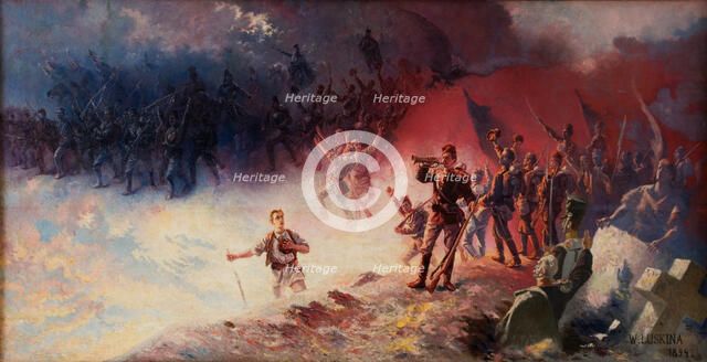 Reveille, 1894. Creator: Wlodzimierz Luskina.