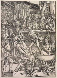 Revelation of St. John: Martyrdom of St. John, 1511. Creator: Albrecht Dürer (German, 1471-1528)