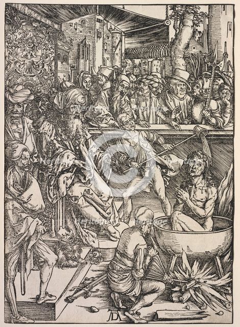 Revelation of St. John: Martyrdom of St. John, 1511. Creator: Albrecht Dürer (German, 1471-1528).