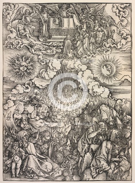 Revelation of St. John: Opening of the Sixth Seal, 1511. Creator: Albrecht Dürer (German, 1471-1528).