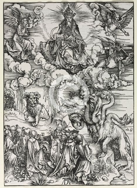 Revelation of St. John: Beast with Ram's Horns, 1511. Creator: Albrecht Dürer (German, 1471-1528).