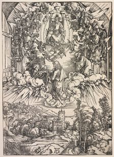 Revelation of St. John: St. John before the Throne, 1511. Creator: Albrecht Dürer (German, 1471-1528)