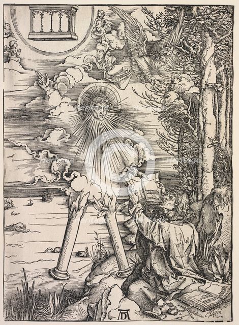 Revelation of St. John: St. John Devouring the Books, 1511. Creator: Albrecht Dürer (German, 1471-1528).