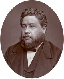 Reverand Charles Haddon Spurgeon, pastor of the Metropolitan Tabernacle, 1880. Creator: Lock & Whitfield