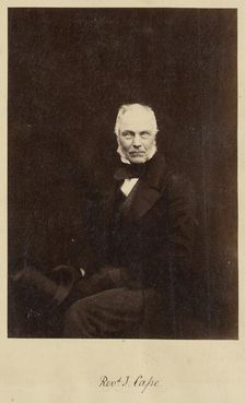 Reverand Jonathan Cape, about 1857-1859. Creator: Unknown