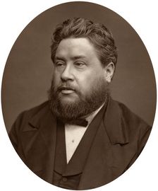 Reverend Charles Haddon Spurgeon, pastor of the Metropolitan Tabernacle, 1880. Creator: Lock & Whitfield