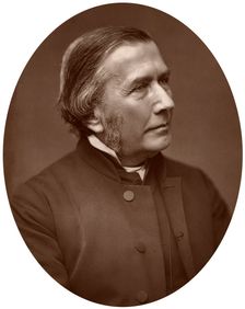 Reverend Charles John Vaughan, DD, Dean of Llandaff and Master of the Temple, 1882.Artist: Lock & Whitfield