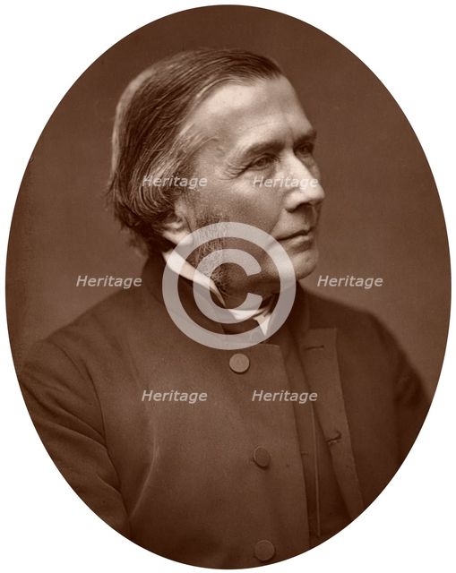 Reverend Charles John Vaughan, DD, Dean of Llandaff and Master of the Temple, 1882.Artist: Lock & Whitfield