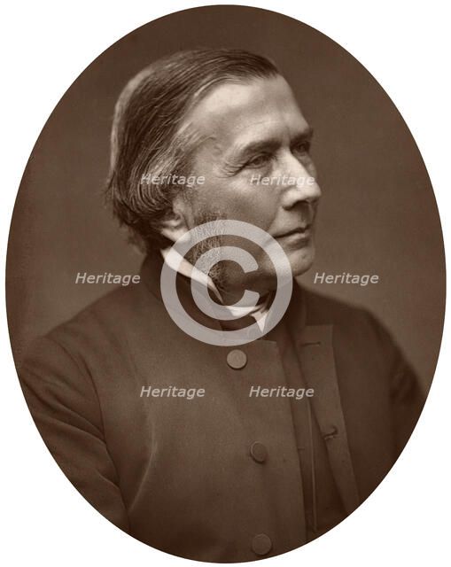 Reverend Charles John Vaughan, DD, Dean of Llandaff and Master of the Temple, 1882.Artist: Lock & Whitfield