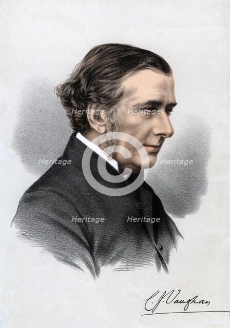 Reverend Charles John Vaughan, Harrow Headmaster and Dean of Llandaff, 19th century. Artist: Unknown