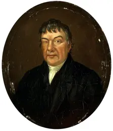 Reverend Christmas Evans (1766-1838) 1835. Creator: William Roos
