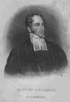 Reverend Dr. Andrews, Walworth 1828. Creator: G Parker