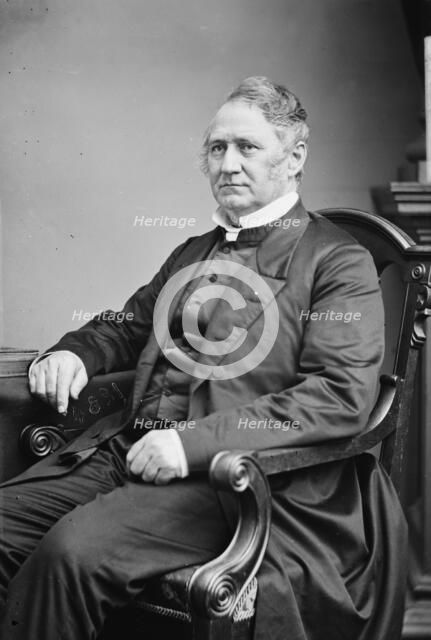 Reverend E. Burr, between 1855 and 1865. Creator: Unknown.